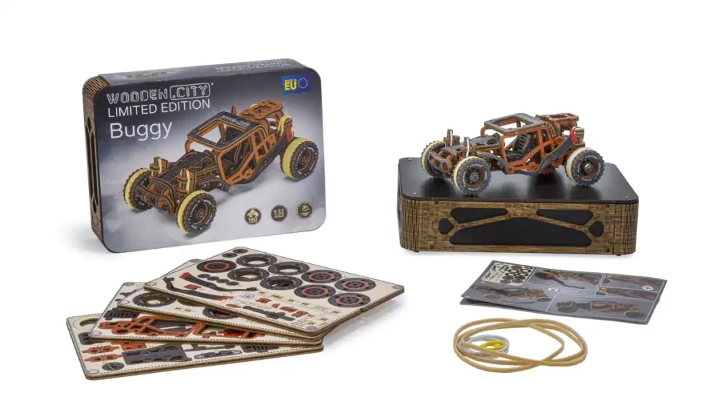 Wooden Puzzle 3D Car Buggy Limited Edition Opis 101