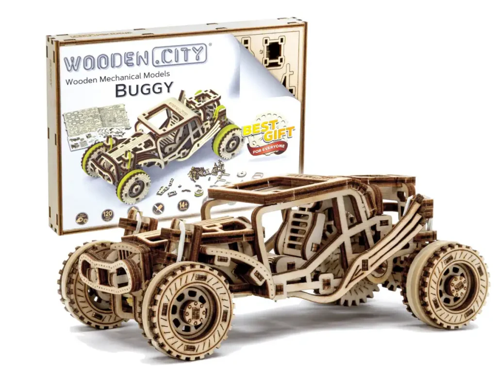 Wooden Puzzle 3D Car Buggy Opis 1