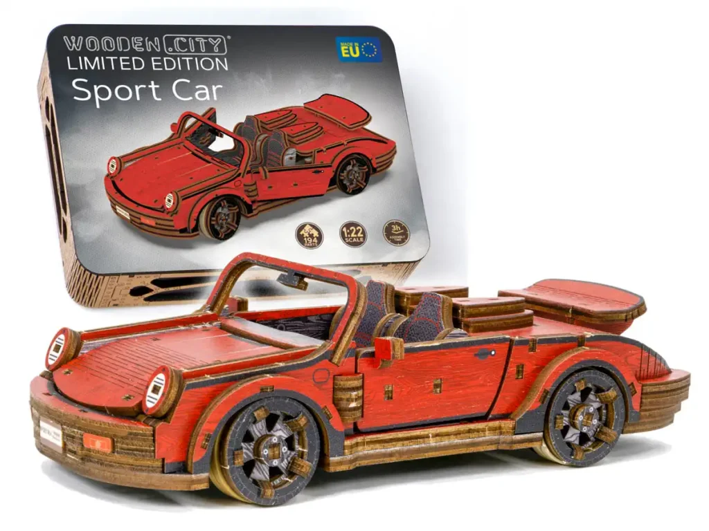 Wooden Puzzle 3D Sport Car Limited Edition Opis 103