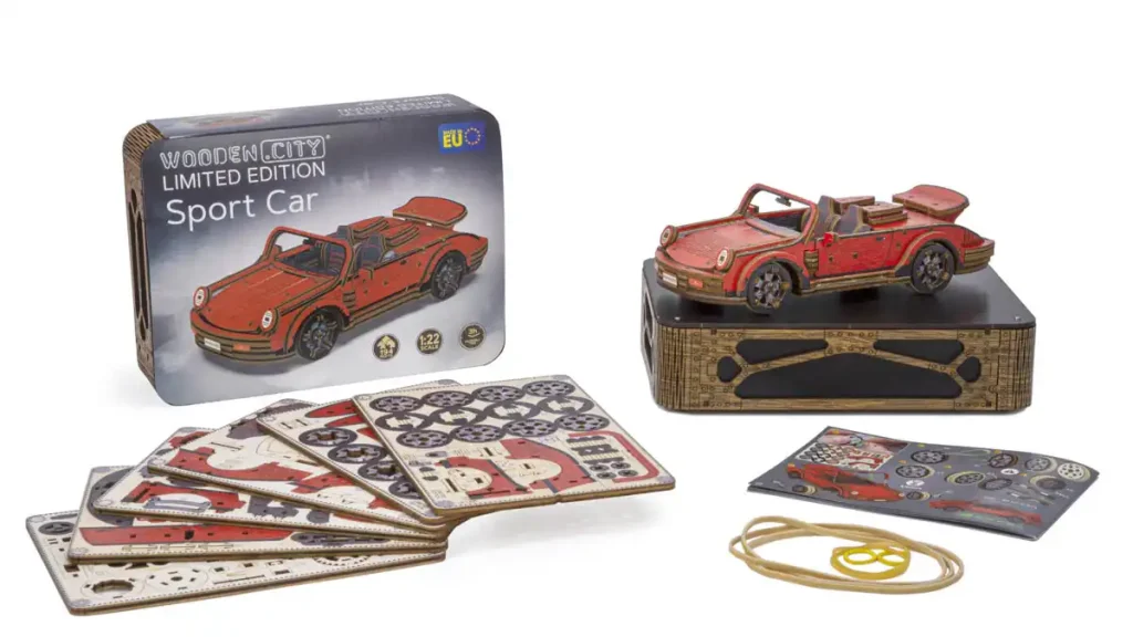 Puzzle 3d Wooden city Sport Car Edition limitée chez 1001hobbies (Réf.005)