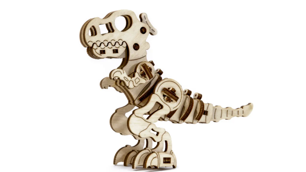 Wooden Puzzle 3D Dino T-Rex Opis 3