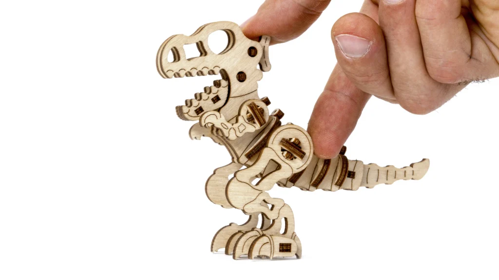 Wooden Puzzle 3D Dino T-Rex Opis 4