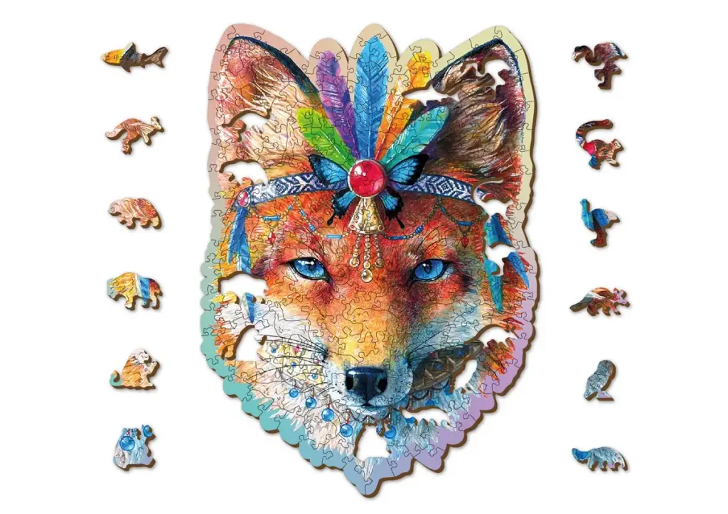 Wooden Puzzle 250 Mystic Fox Opis 7