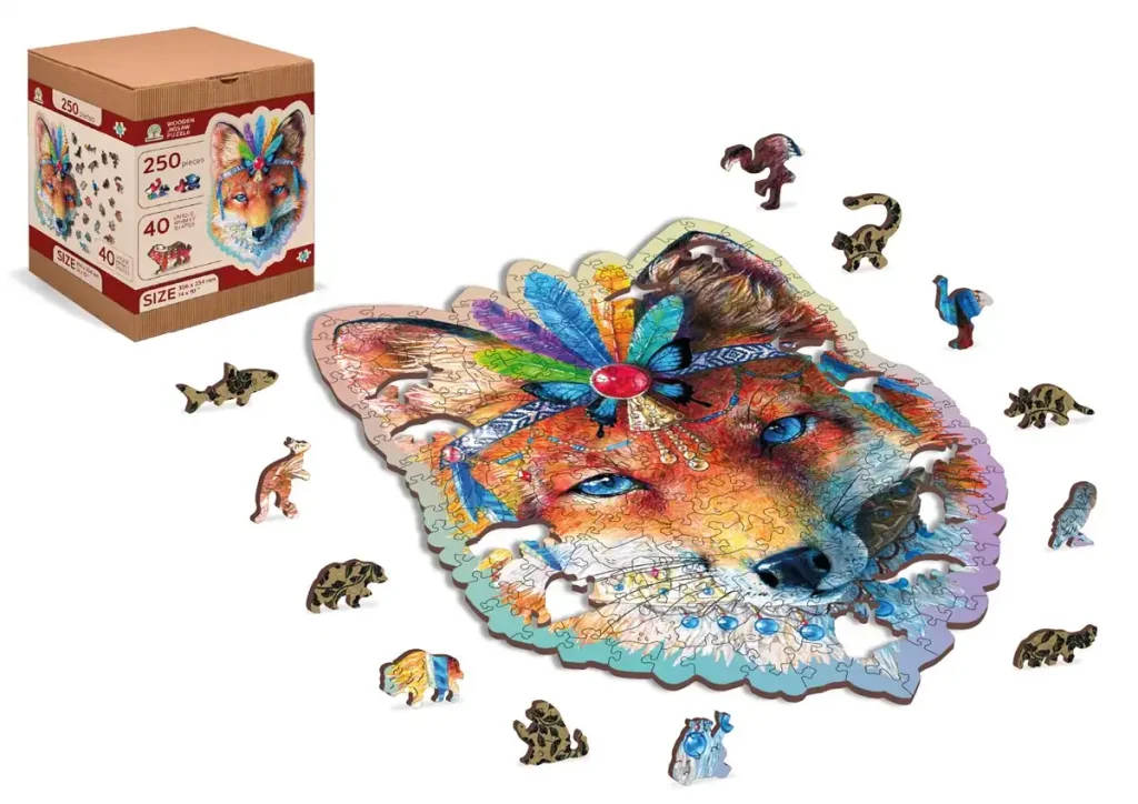 Wooden Puzzle 250 Mystic Fox Opis 5