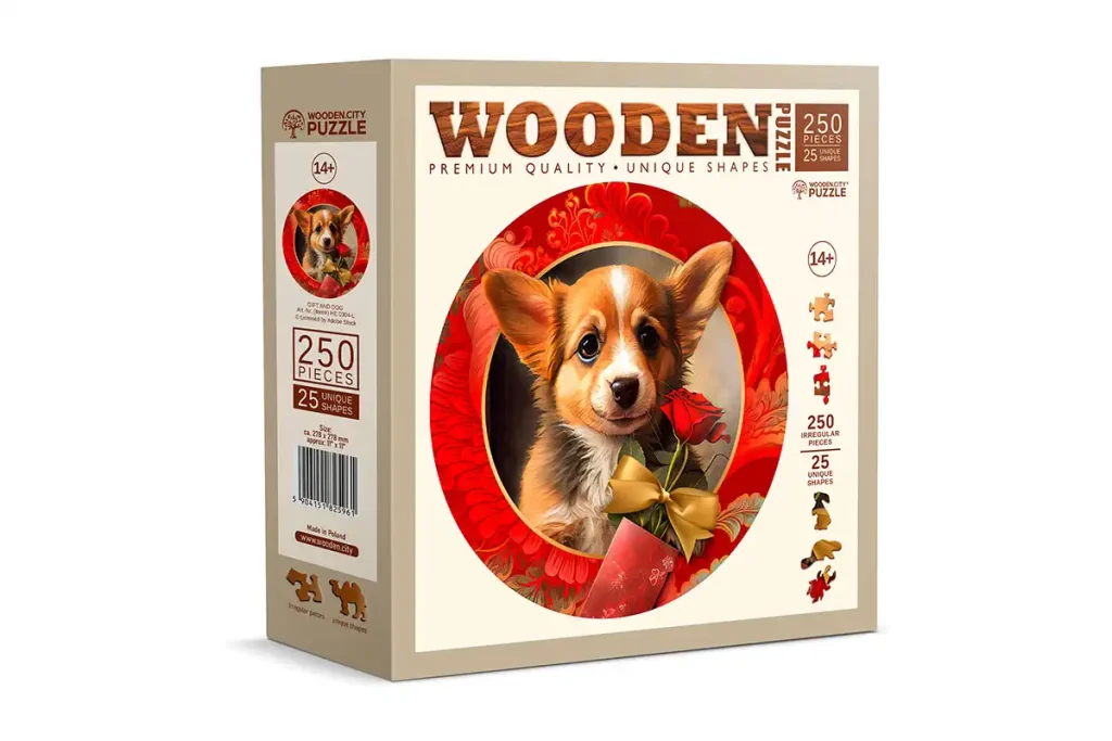 Wooden Puzzle 250 Gift And Dog Opis 1