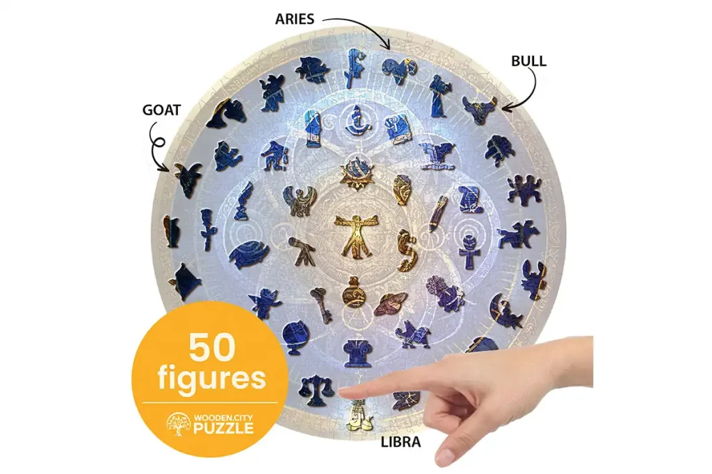 Wooden Puzzle 250 Blue Zodiac Opis 3