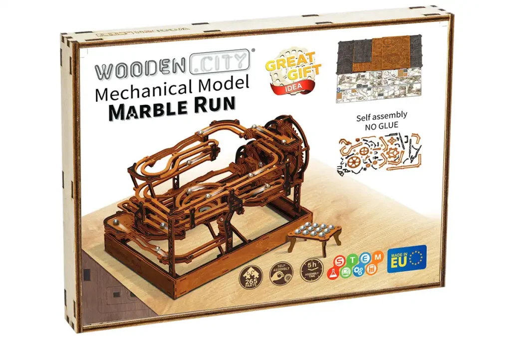 3D Wooden Puzzle - Marble Run Opis 6