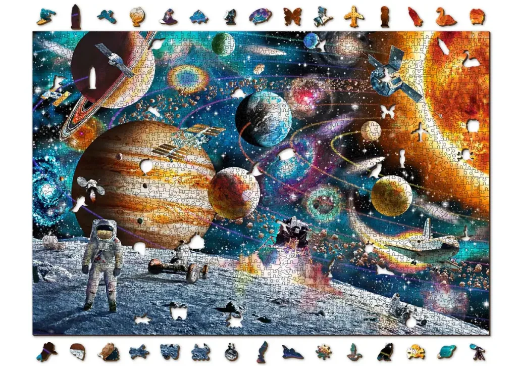 Wooden Puzzle 2000 Space Odyssey Opis 9