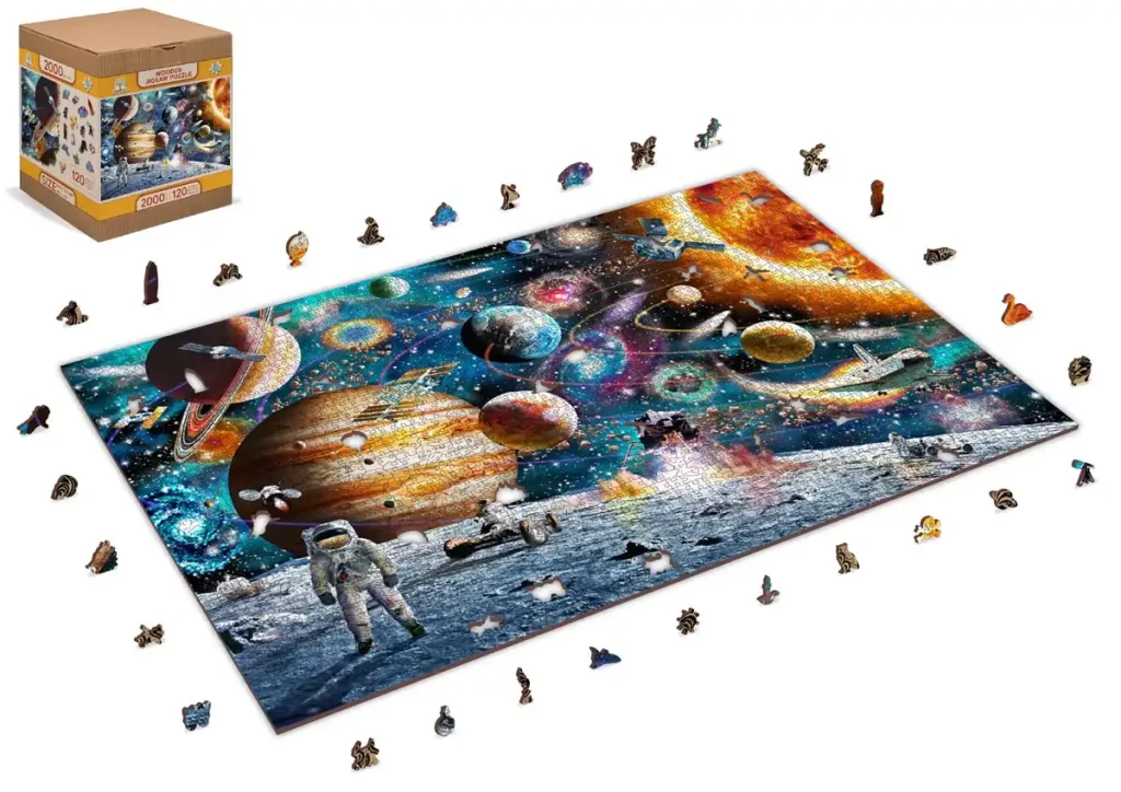 Puzzle drewniane 2000 Space Odyssey XXL Opis 3