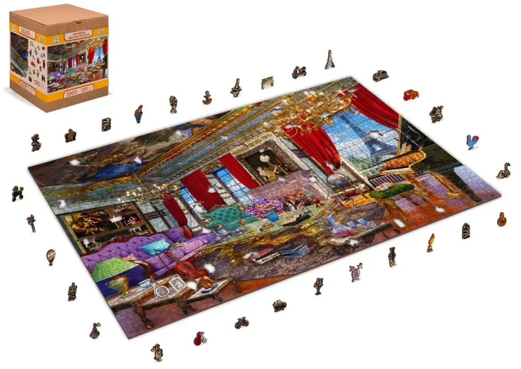 Wooden Puzzle 2000 Palace In Paris Opis 3