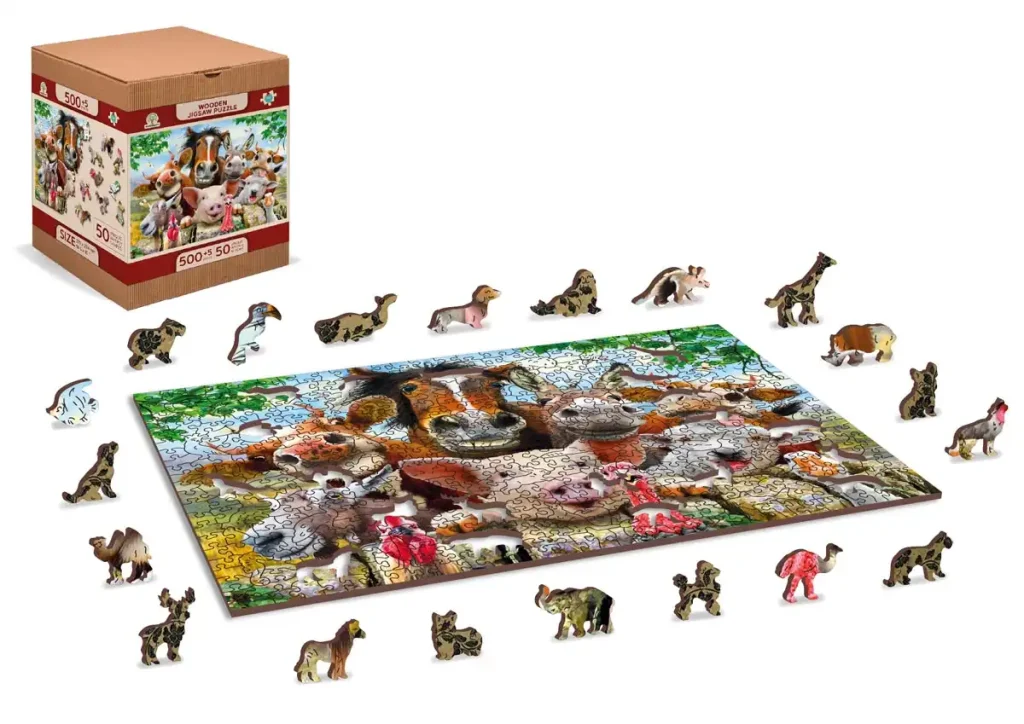 Wooden Puzzle 500 Farm Life Opis 6
