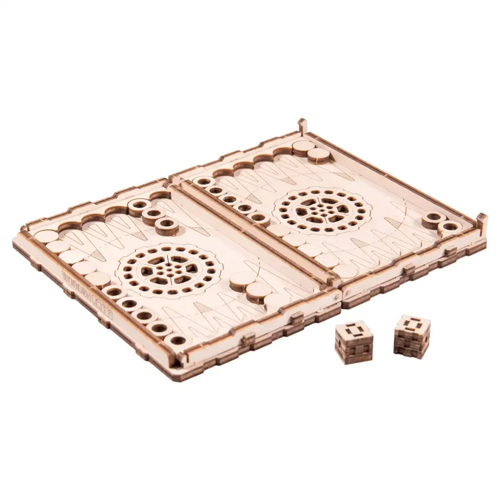 Wooden Puzzle 3D Game Backgammon Short Opis 2
