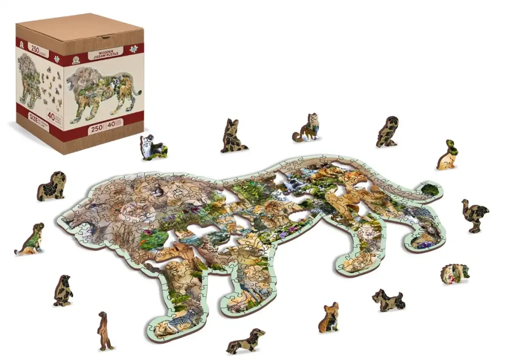 Wooden Puzzle 250 Mystic Lion 