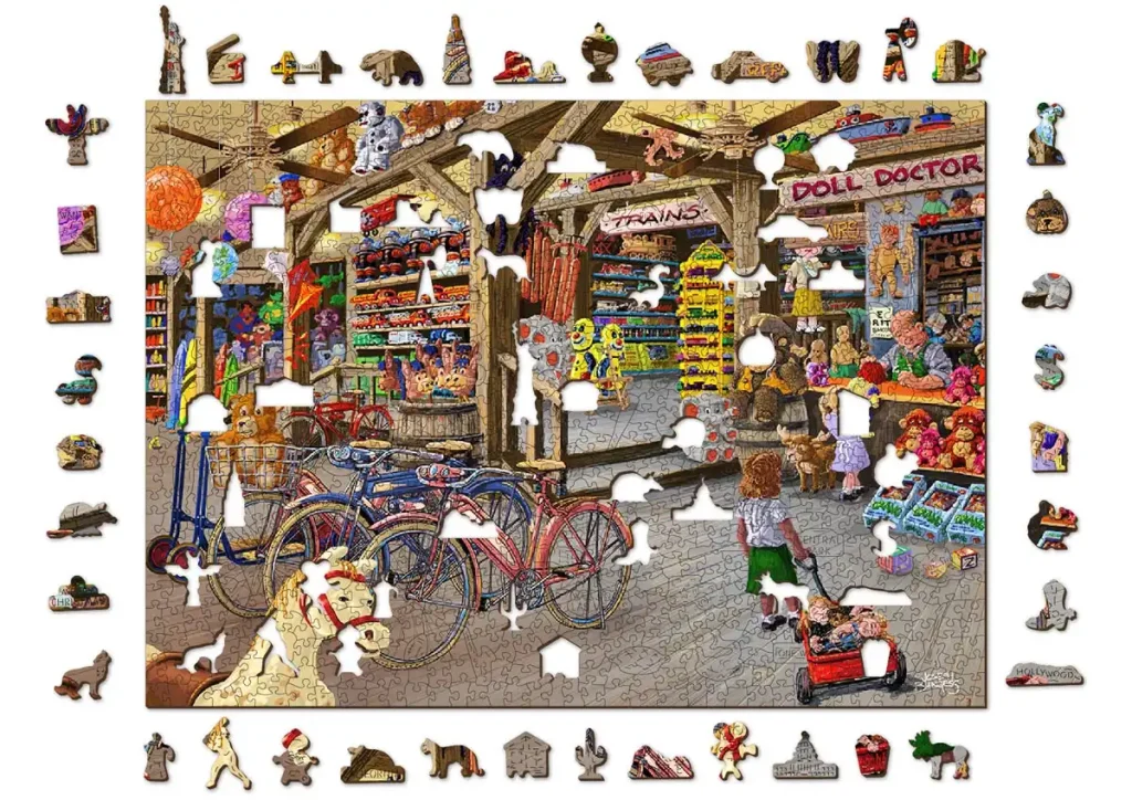 Wooden Puzzle 1000 In The Toyshop Opis 9