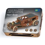 Wooden Puzzle 3D Colored Hot Rod LE 2
