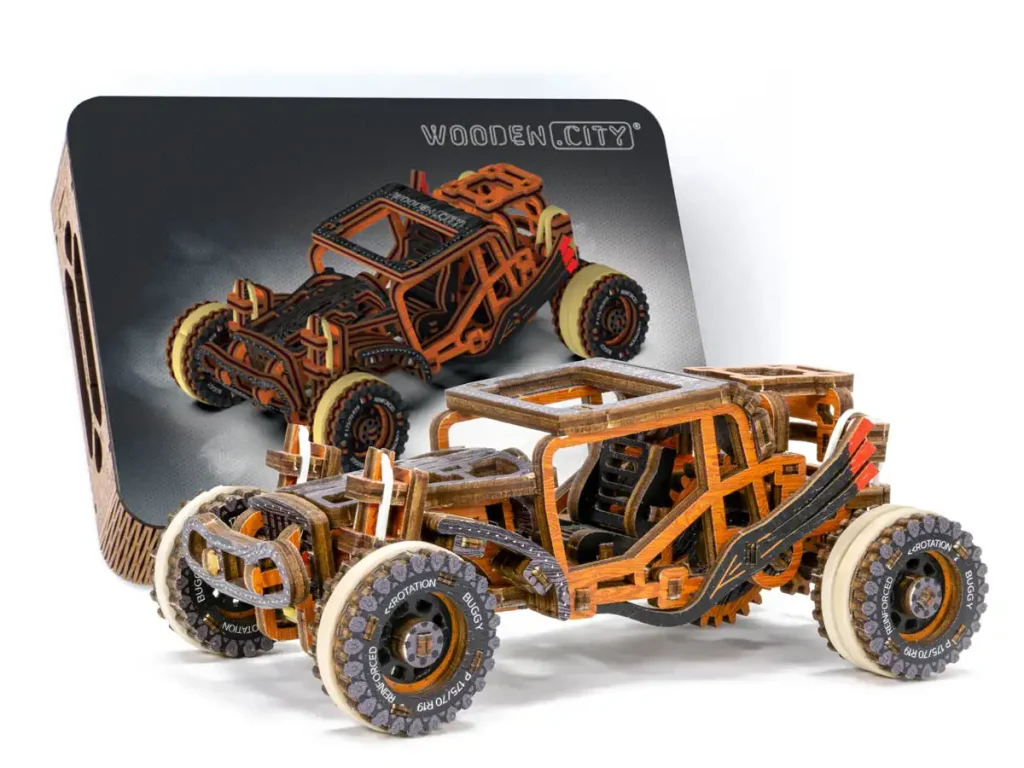 Wooden Puzzle 3D Car Buggy Limited Edition Opis 108