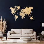 Wooden Map Puzzle 3D World World Map XL 10