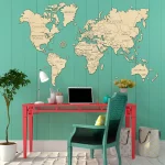 Wooden Map Puzzle 3D World World Map XXL 8