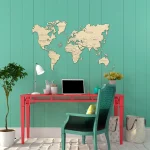 Wooden Map Puzzle 3D World World Map L 7