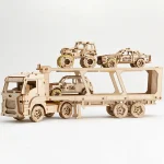 Wooden Puzzle 3D Car Car Carrier Track - 16