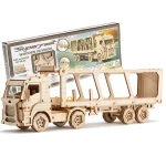 Wooden Puzzle 3D Car Car Carrier Track - 1