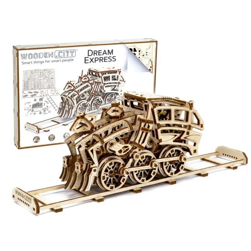 Wooden Puzzle 3D Train Dream Express 26