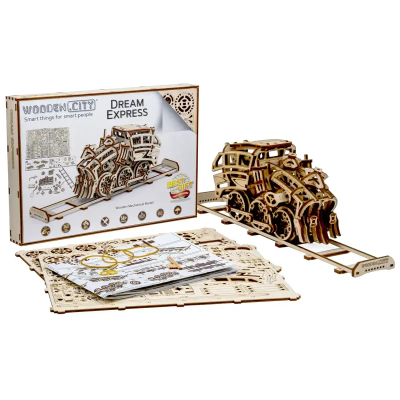 Wooden Puzzle 3D Train Dream Express 23