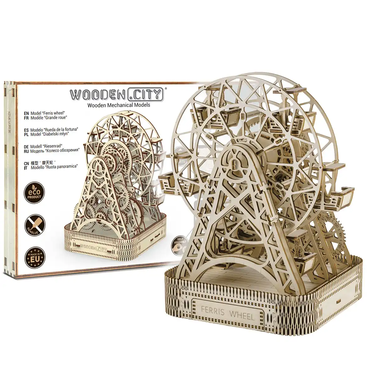 WOODEN.CITY Bolid Car Model Kit 3D Wooden Puzzles - Wooden Models for  Adults to Build and Paint It Yourself - Wooden 3D Puzzles for Adults -  Model