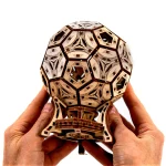 Wooden Puzzle 3D Football Cup Multifunctional Organizer 8