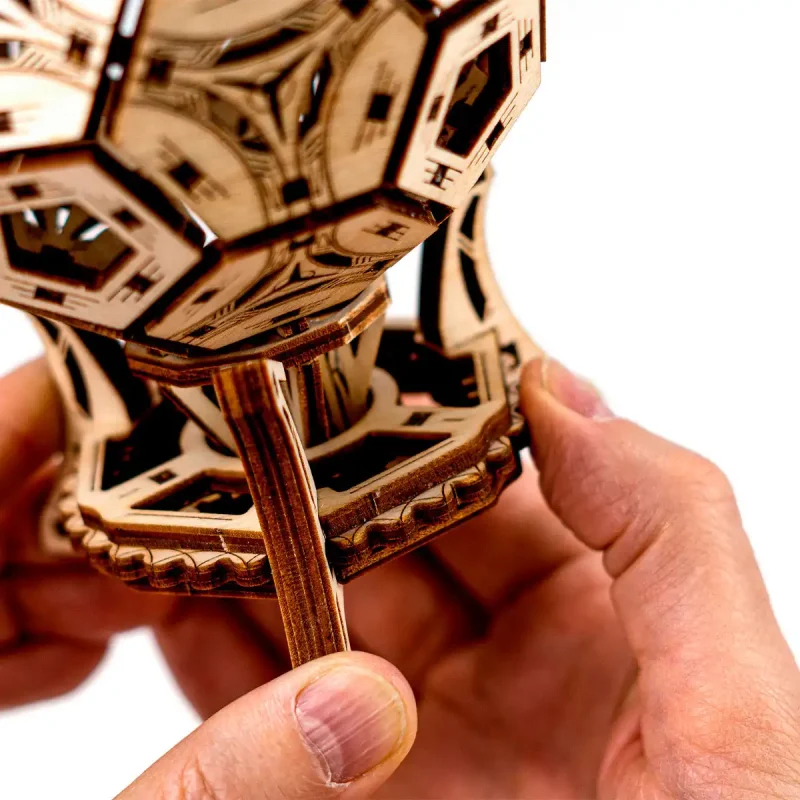 Wooden Puzzle 3D Football Cup Multifunctional Organizer 9