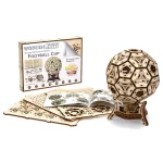 Wooden Puzzle 3D Football Cup Multifunctional Organizer 2