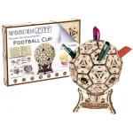 Wooden Puzzle 3D Football Cup Multifunctional Organizer 3