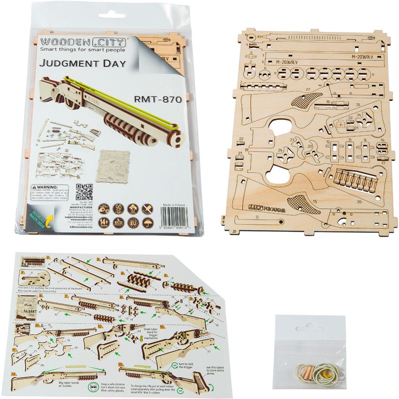 Wooden Puzzle 3D Gun Judgment Day RMT-870 4