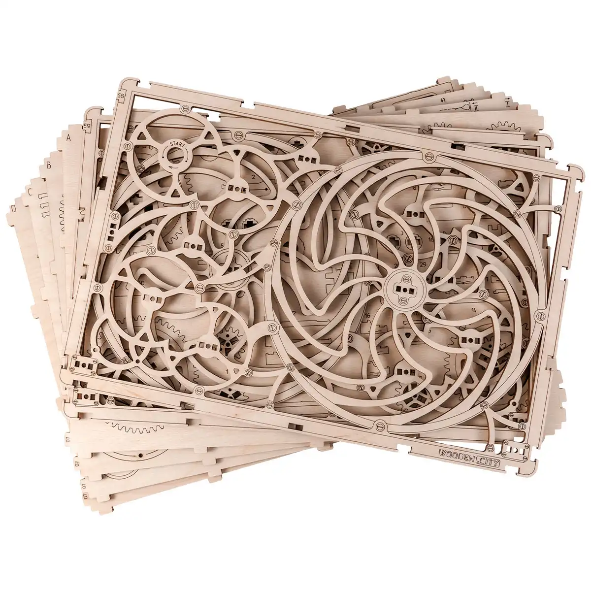 3D Wooden Decaration Puzzle - Kinetic Picture | Wooden.City