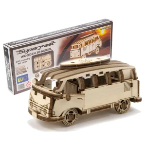 Wooden Puzzle 3D Car Retro Ride 1 - 7