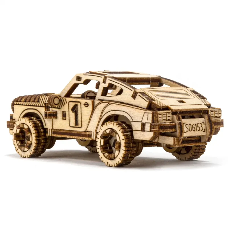 Wooden Puzzle 3D Car Rally Car 4 - 4