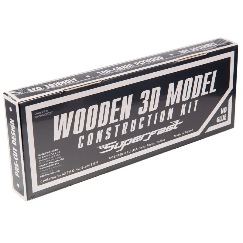 Wooden Puzzle 3D Car Rally Car 4 - 7