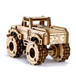 Wooden Puzzle 3D Car Monster Truck 4-3