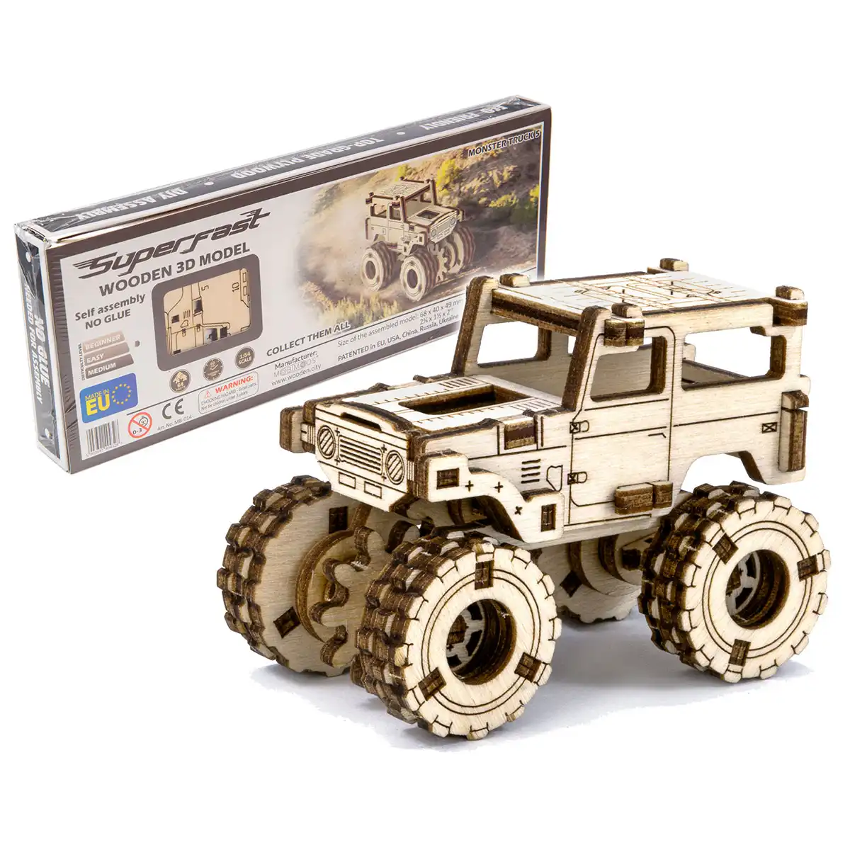 4WD RC Monster Truck – Wonder Gears 3D Puzzle