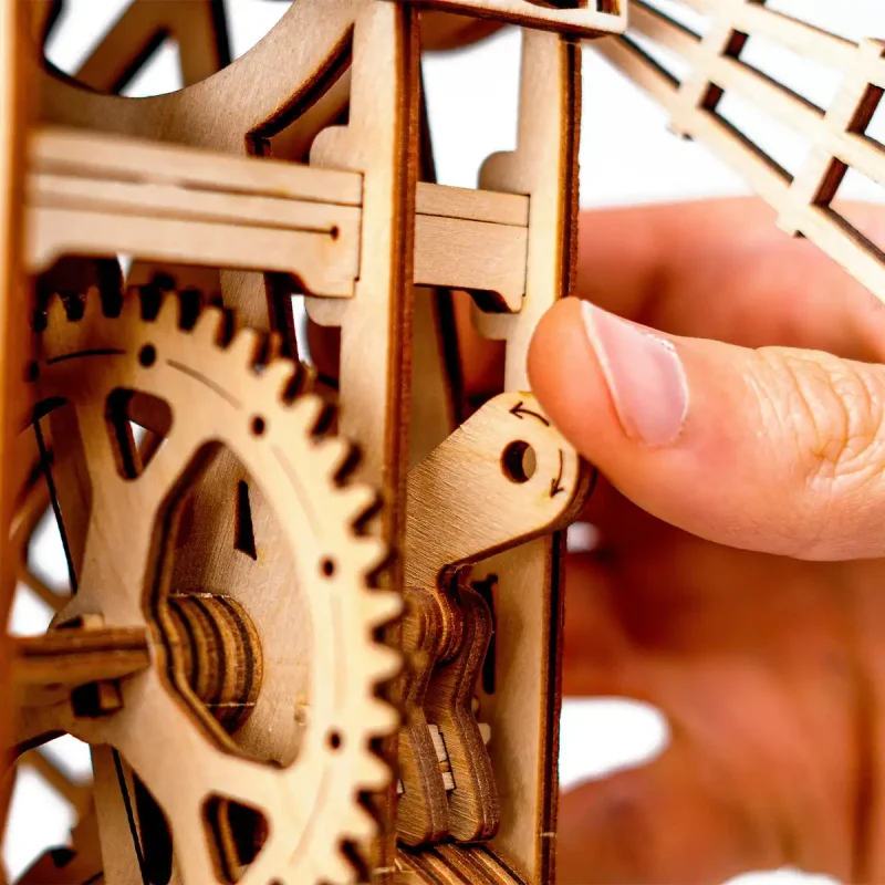 Wooden Puzzle 3D Mill 3