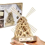 Wooden Puzzle 3D Mill 26