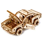 Wooden Puzzle 3D Car Police Car - 8