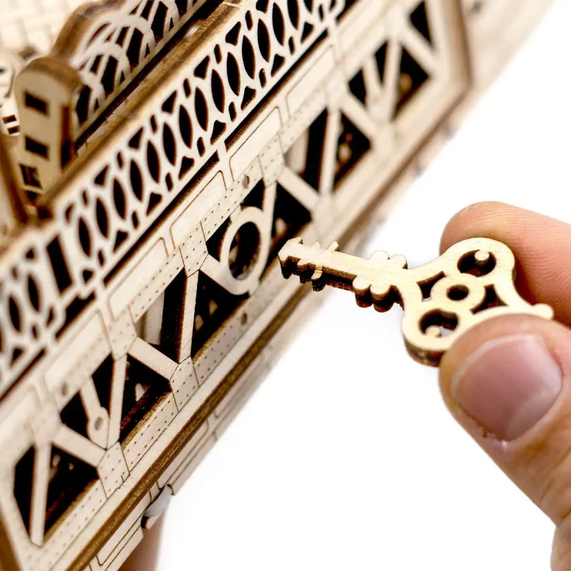 Wooden Puzzle 3D Train Railway Station 7