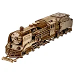 Wooden Puzzle 3D Train Wooden Express + Tender with Rails 7