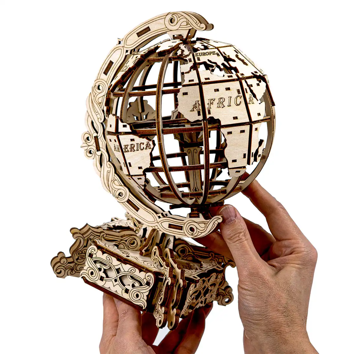 3D Wooden Travel Puzzle - World Globe