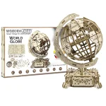 Wooden Puzzle 3D World Globe 13