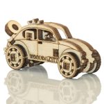 Wooden Puzzle 3D Car Widgets Vintage Transport-2
