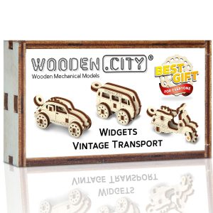 Wooden Puzzle 3D Car Widgets Vintage Transport-6
