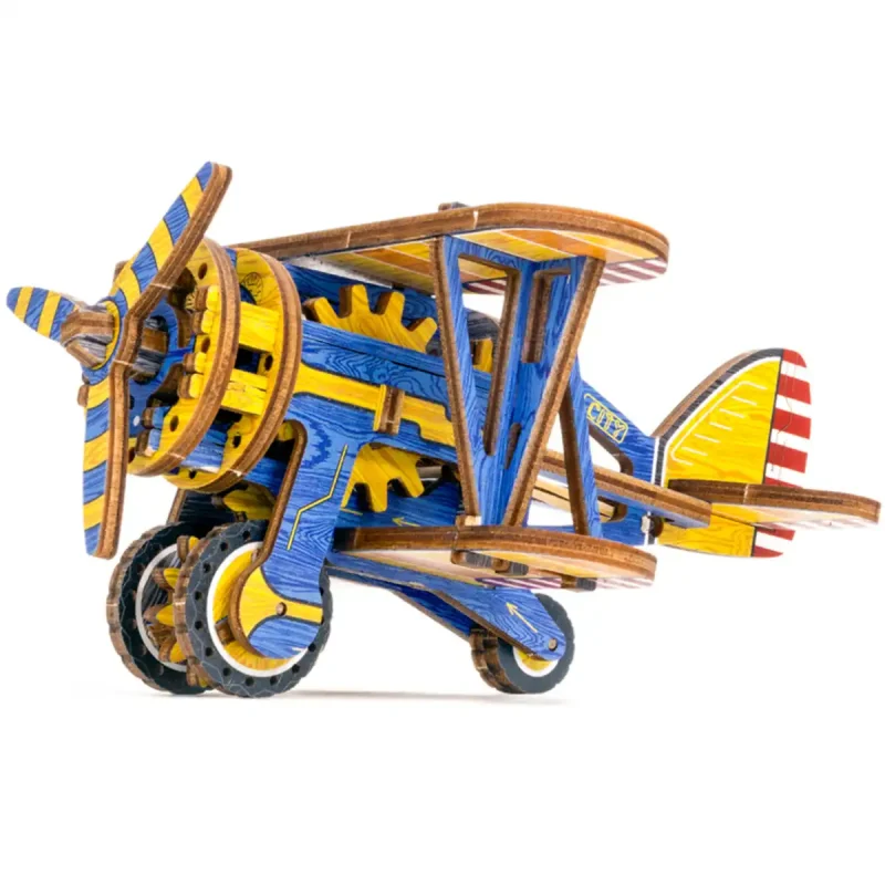 Wooden Puzzle 3D Biplane Limited Edition 2