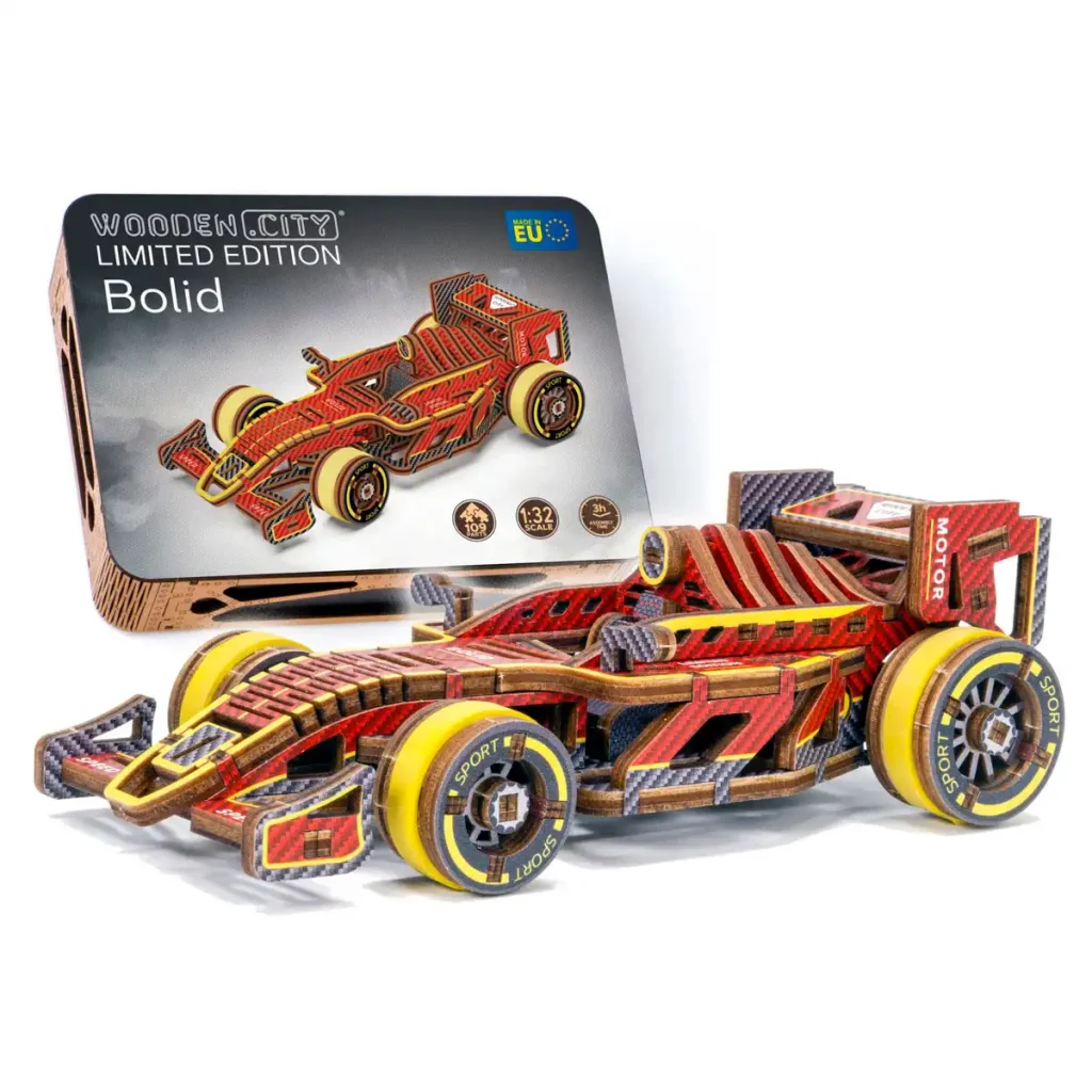 Puzzle 3D samochód - Bolid Limitowana Edycja 1